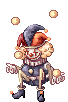clown juggling